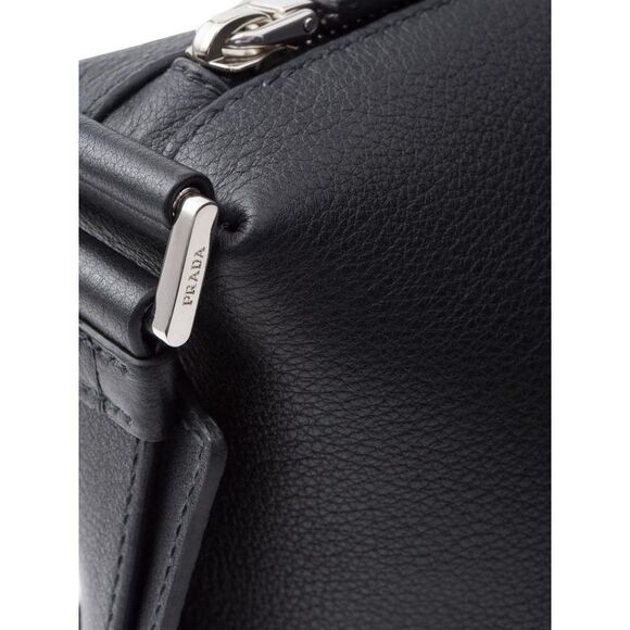 PRADA Nylon Messenger Bag Men BLACK Handbags - Picture 3 of 5